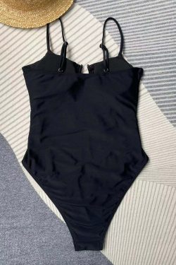 Rilee Y2K Summer Swimsuit - Retro 90s Grunge, Pastel Goth, and Popstar Beach Outfits