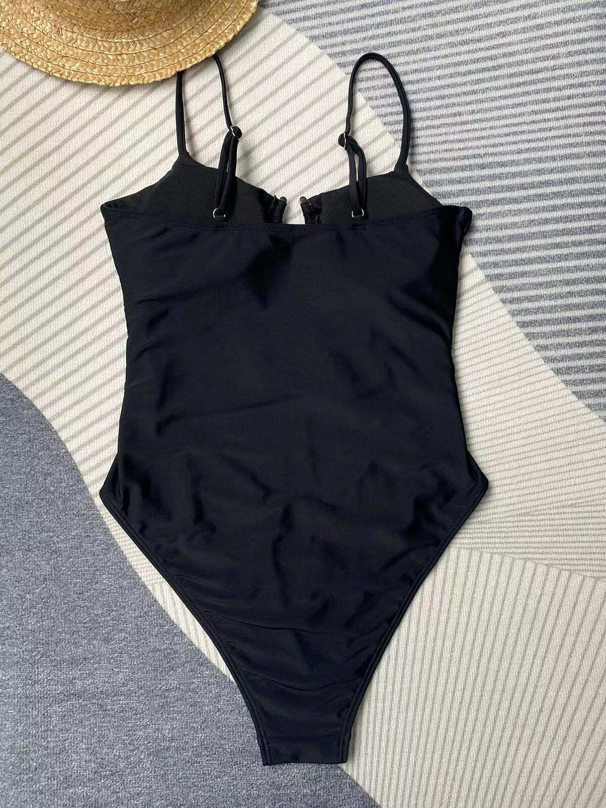 Rilee Y2K Summer Swimsuit - Retro 90s Grunge, Pastel Goth, and Popstar Beach Outfits