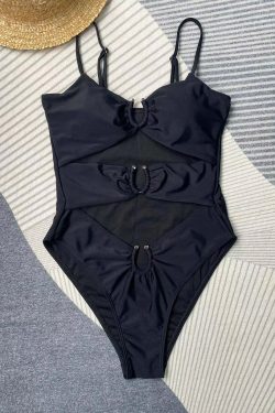 Rilee Y2K Summer Swimsuit - Retro 90s Grunge, Pastel Goth, and Popstar Beach Outfits