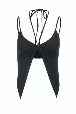 Rita Strappy Crop Top - Y2K Summer Grunge, 90s Fashion, Retro Y2K Party & Club Outfits