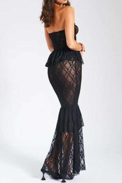 Riva Lace Maxi Dress - Y2K Summer Outfit, 90s Fashion, Grunge, Retro Style, Y2K Party Look