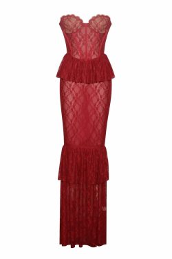 Riva Lace Maxi Dress - Y2K Summer Outfit, 90s Fashion, Grunge, Retro Style, Y2K Party Look