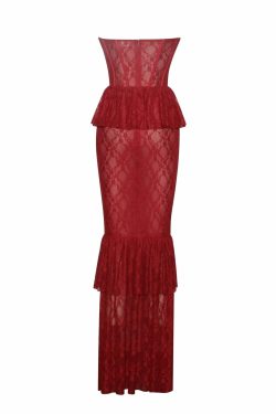 Riva Lace Maxi Dress - Y2K Summer Outfit, 90s Fashion, Grunge, Retro Style, Y2K Party Look