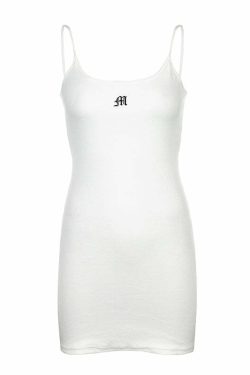 Rocio Basic Mini Dress - Y2K Summer Grunge Outfit, 90s Fashion, Retro Style, Y2K Party Look
