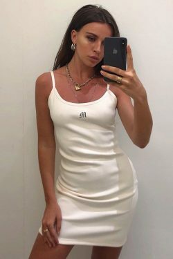 Rocio Basic Mini Dress - Y2K Summer Grunge Outfit, 90s Fashion, Retro Style, Y2K Party Look