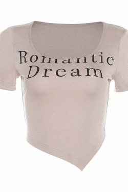 Romantic Dream Graphic Tee - Y2K Summer, 90s Grunge, Retro Style, Pastel Goth, Y2K Popstar Outfit