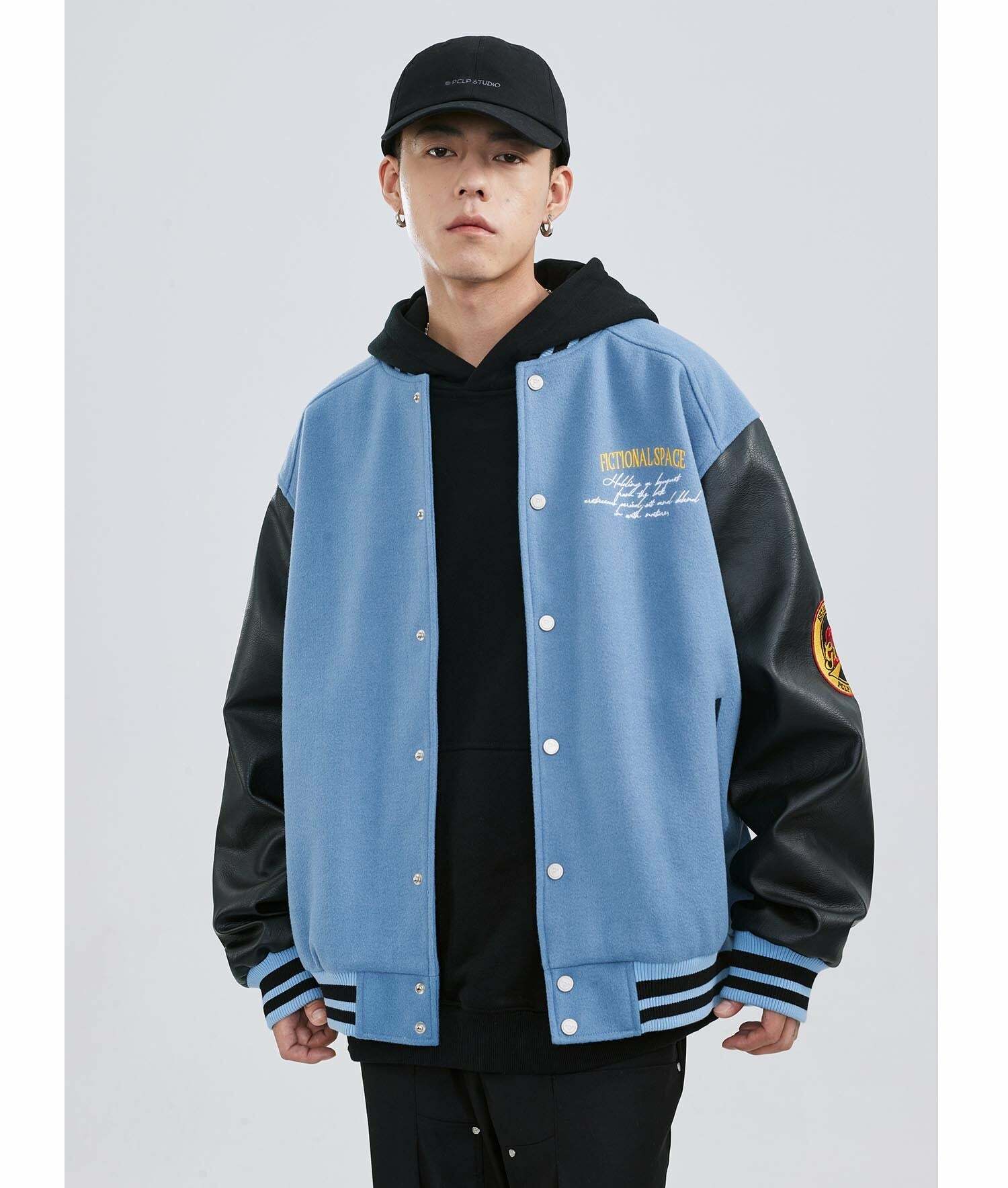 Roses & Thorns' Varsity Jacket - Y2K Grunge, 90s Fashion, Retro Style, Summer Y2K Out