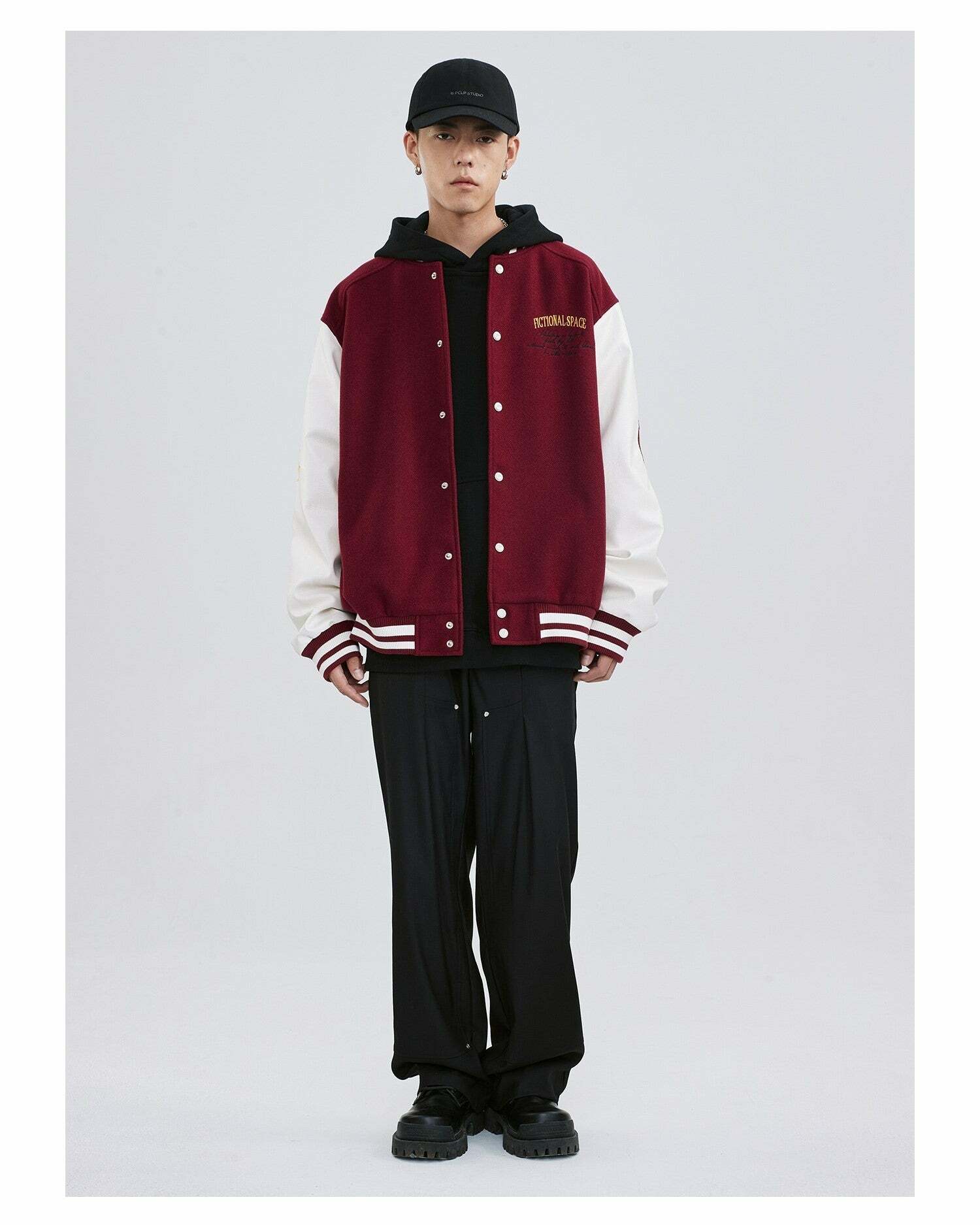 Roses & Thorns' Varsity Jacket - Y2K Grunge, 90s Fashion, Retro Style, Summer Y2K Out