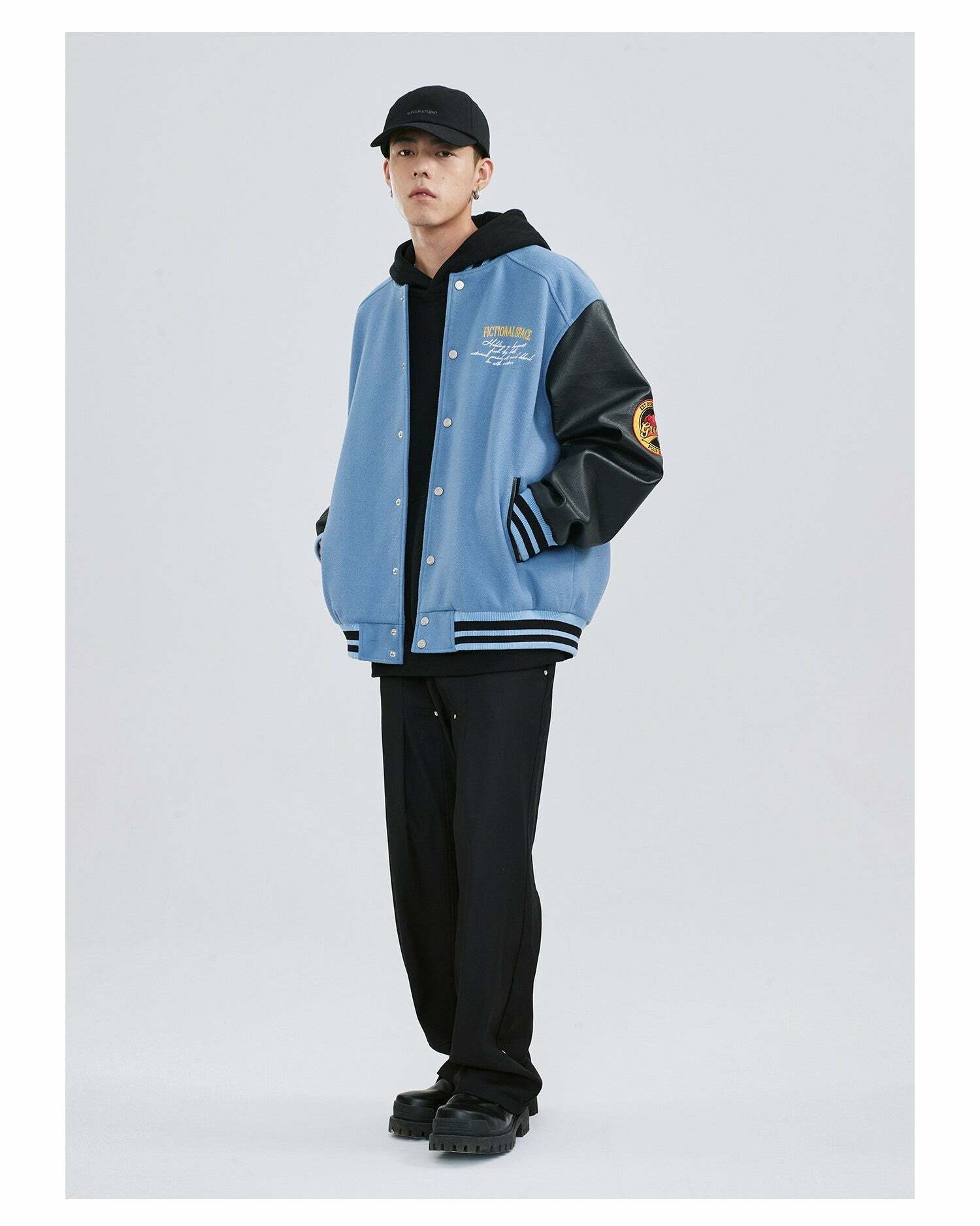 Roses & Thorns' Varsity Jacket - Y2K Grunge, 90s Fashion, Retro Style, Summer Y2K Out