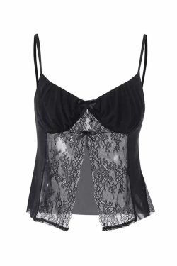 Roza Lace Top - Y2K Summer Grunge, 90s Fashion, Retro Style, Baby Tees, Y2K Party Outfits