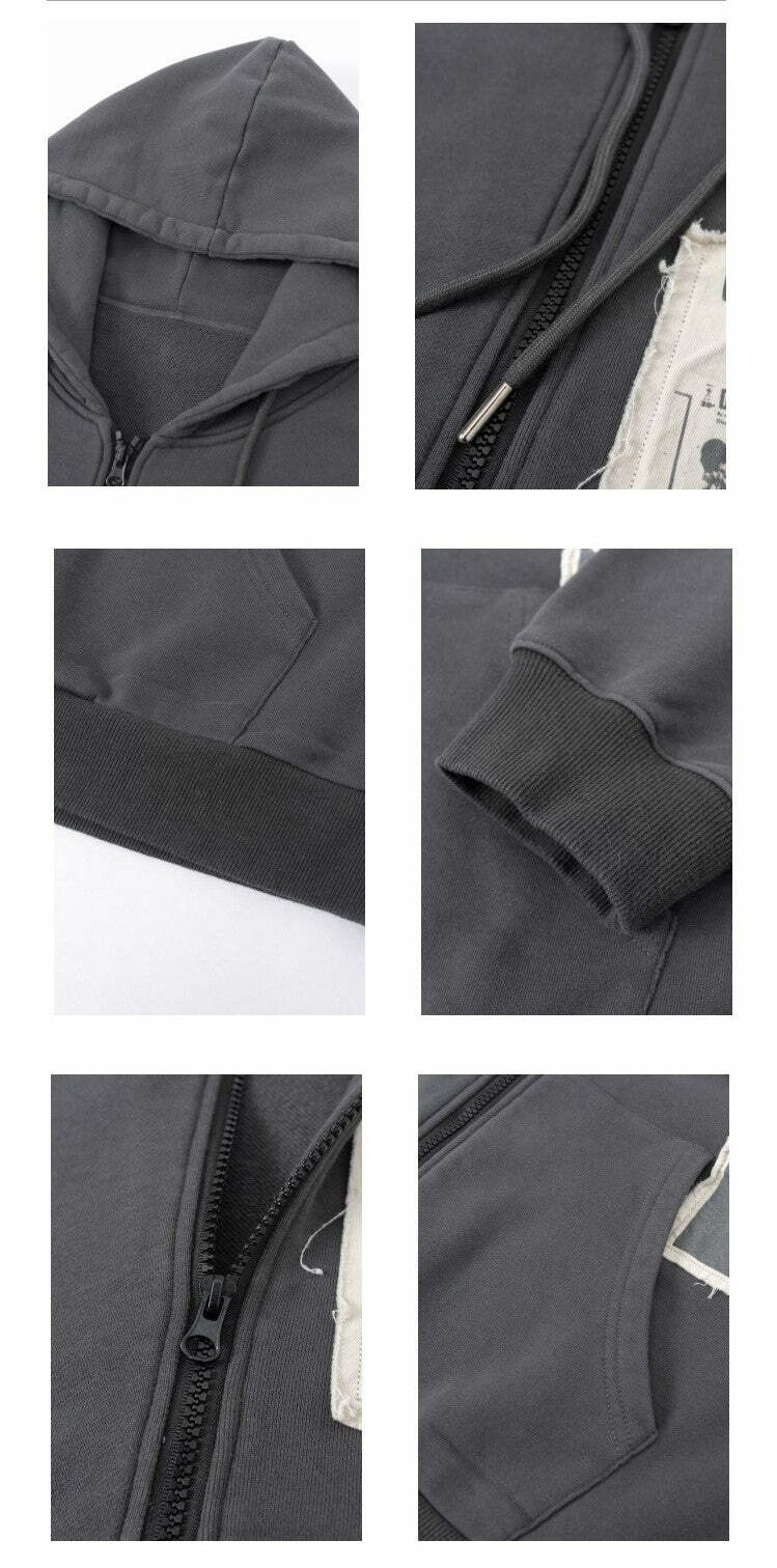 RPB 'Memories' Zip-Up Jacket - Y2K & 90s Grunge Fashion, Retro Summer & Party Outfits