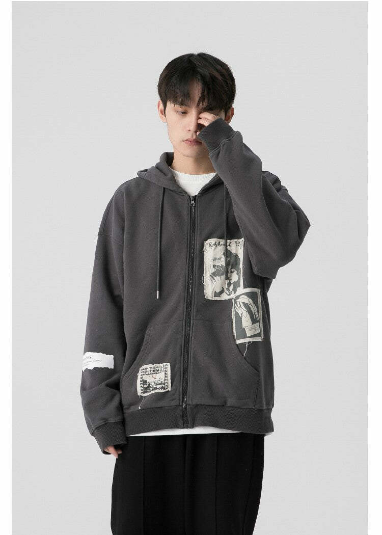 RPB 'Memories' Zip-Up Jacket - Y2K Summer, 90s Grunge, Retro Style, Y2K Club & Party