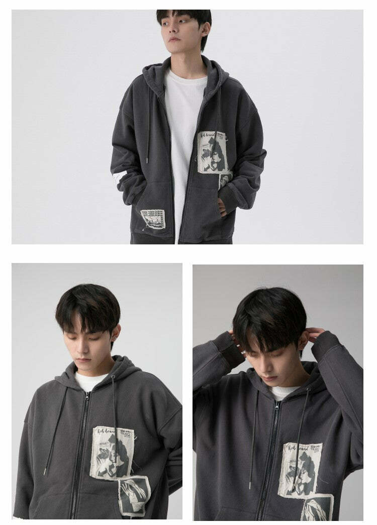 RPB 'Memories' Zip-Up Jacket - Y2K Summer, 90s Grunge, Retro Style, Y2K Club & Party