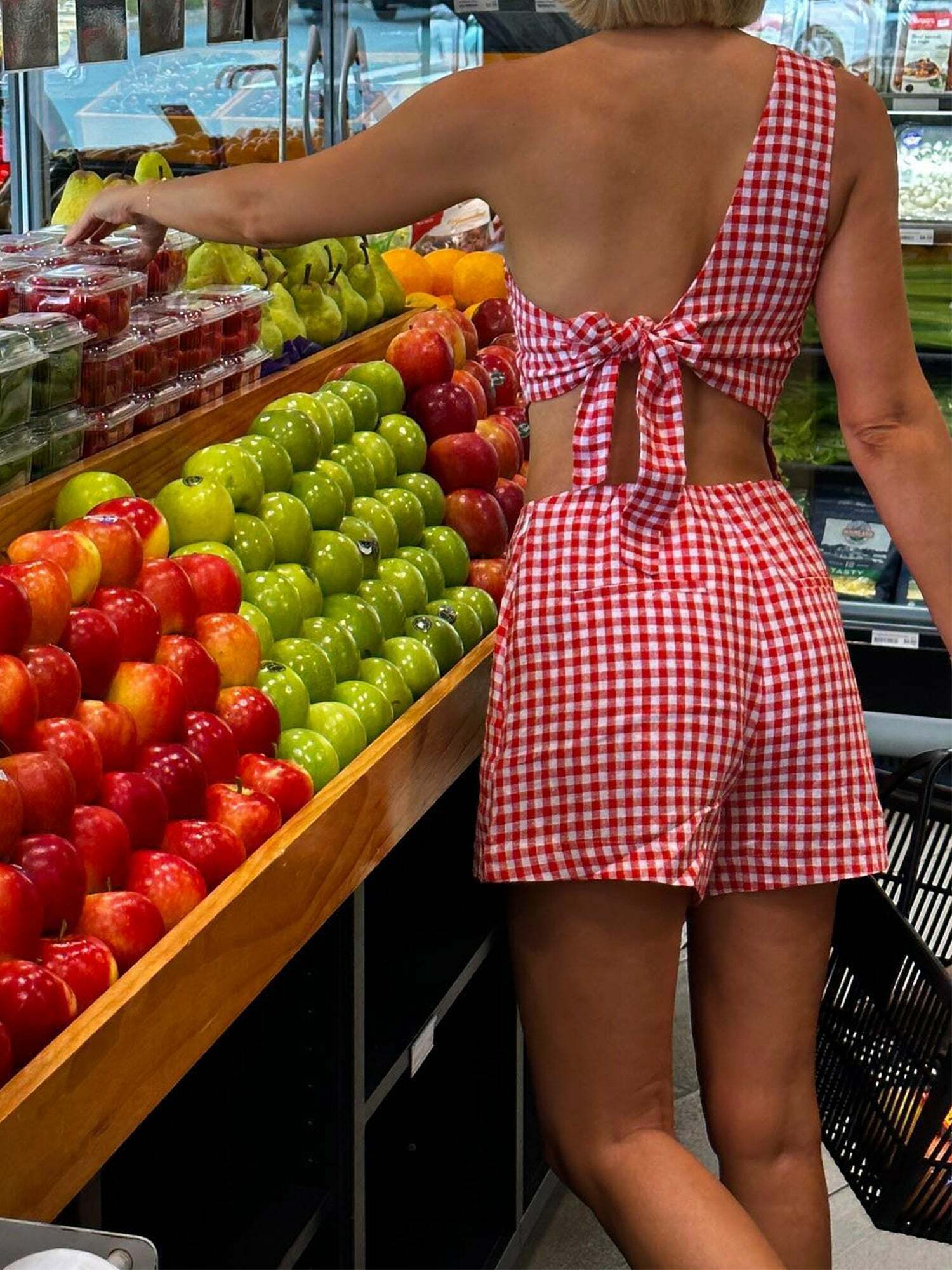 Rylen Plaid Shorts Set - Y2K Summer Grunge Outfit, 90s Fashion, Retro Style, Y2K Club Look