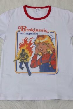 Sally's Pyrokinesis T-shirt ?? - Y2K Summer Grunge, 90s Retro, Pastel Goth, Y2K