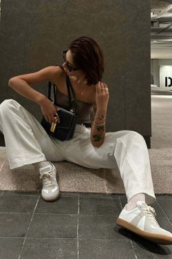 Sanai Straight Pants - Y2K Summer Grunge, 90s Retro, Pastel Goth, Y2K Club & Party Outfits