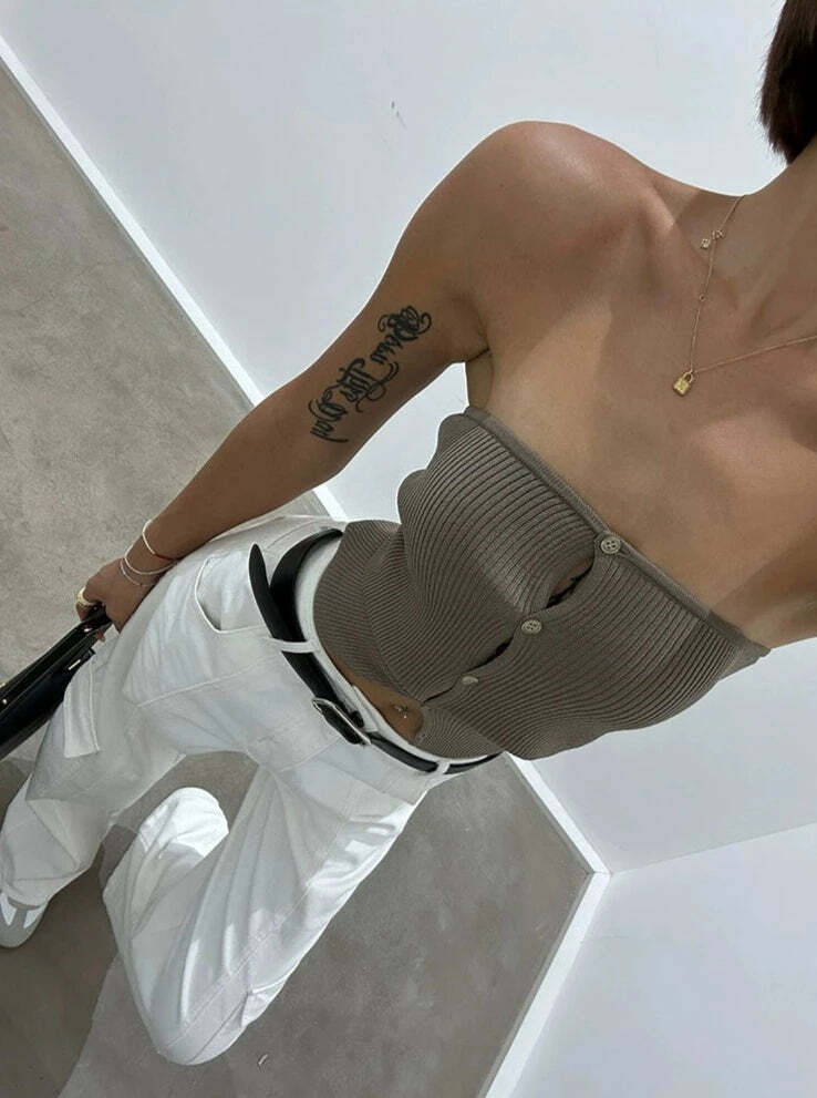 Sanai Straight Pants - Y2K Summer Grunge, 90s Retro, Pastel Goth, Y2K Club & Party Outfits
