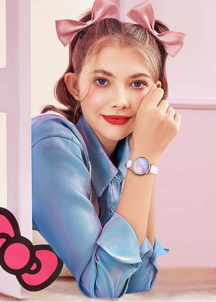 Sanrio Characters Leather Wrist Watches - Y2K Grunge, 90s Retro, Pastel Goth, Y2K Popstar Style