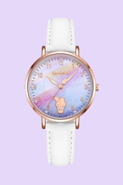 Sanrio Characters Leather Wrist Watches - Y2K Grunge, 90s Retro, Pastel Goth, Y2K Popstar Style