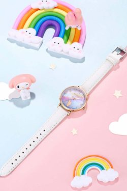 Sanrio Characters Leather Wrist Watches - Y2K Grunge, 90s Retro, Pastel Goth, Y2K Popstar Style