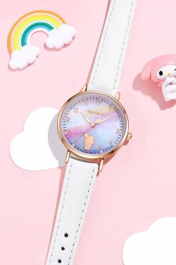 Sanrio Characters Leather Wrist Watches - Y2K Grunge, 90s Retro, Pastel Goth, Y2K Popstar Style