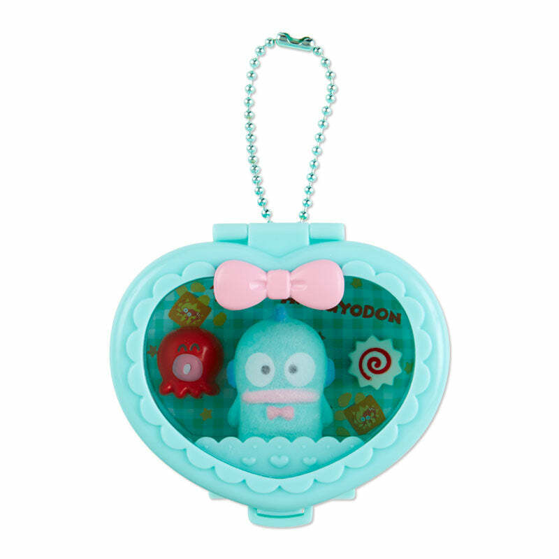 Sanrio Heart Attack Compact Mirror Keychain - Y2K Grunge, 90s Retro, Pastel Goth Fashion Accessory