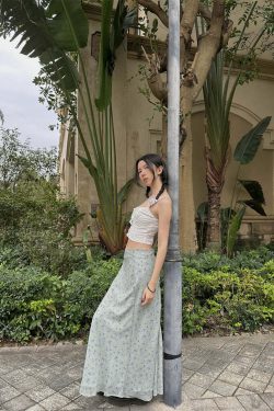 Sapphira Floral Maxi Skirt - Y2K Summer, 90s Grunge, Retro Style, Pastel Goth, Y2K