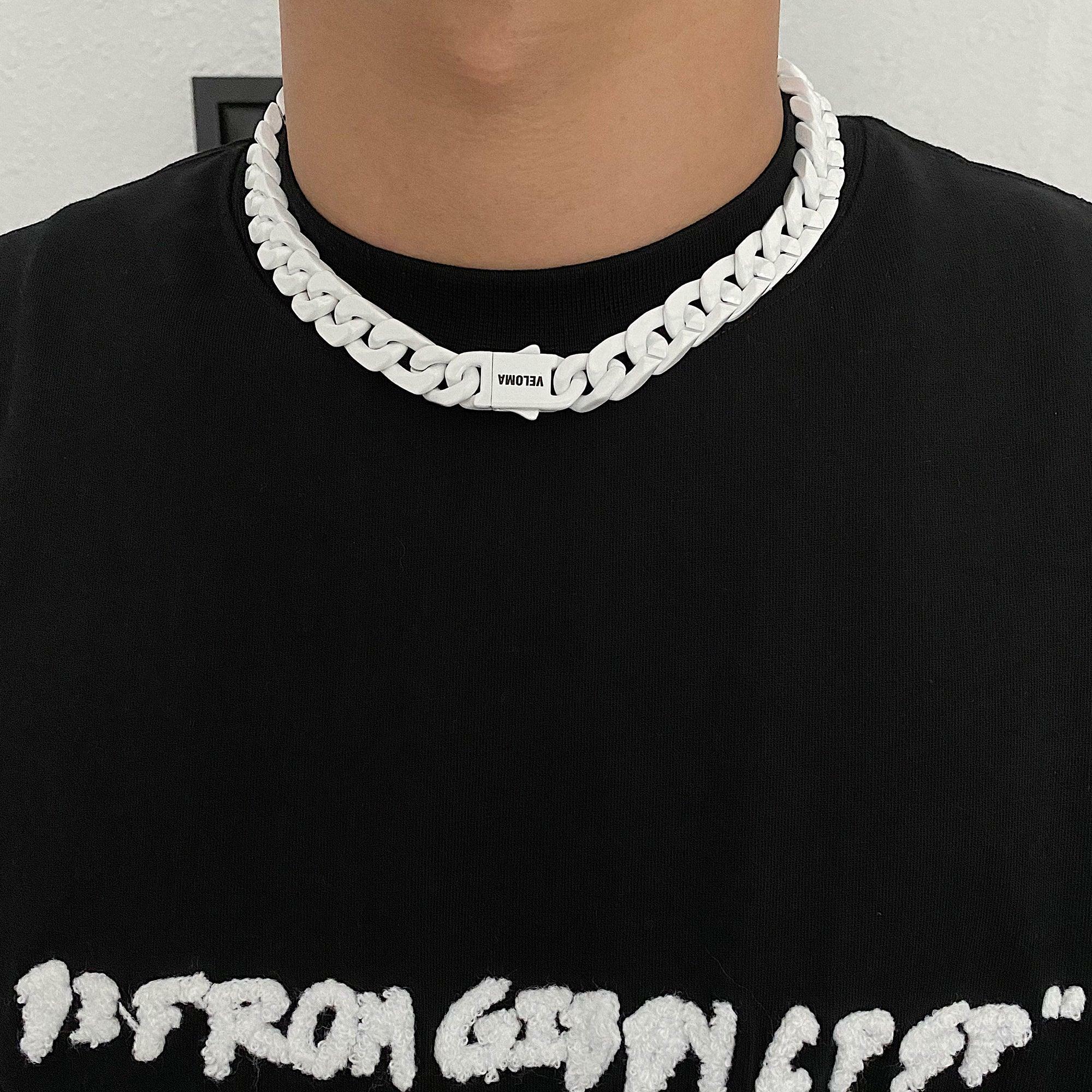 SAZ Hero Chain Necklace - Y2K Summer, 90s Grunge, Retro Style, Y2K Party, Gothic Y2K Fashion