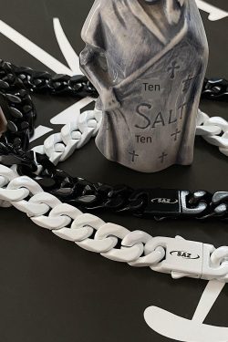 SAZ Hero Chain Necklace - Y2K Summer, 90s Grunge, Retro Style, Y2K Party, Gothic Y2K Fashion