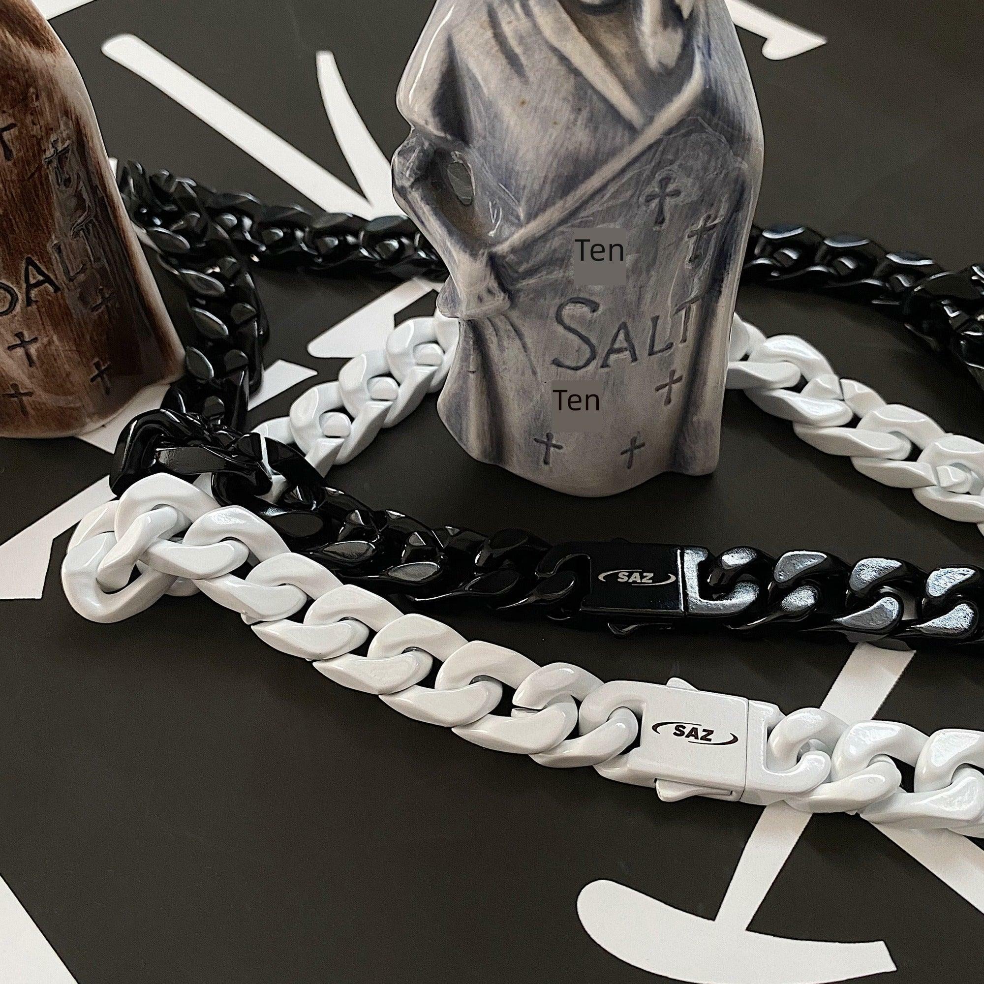 SAZ Hero Chain Necklace - Y2K Summer, 90s Grunge, Retro Style, Y2K Party, Gothic Y2K Fashion