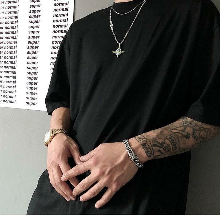 SAZ Poseidon of Neptune Necklace - Y2K Grunge, 90s Retro, Gothic, Pastel Goth, Y2K Popstar