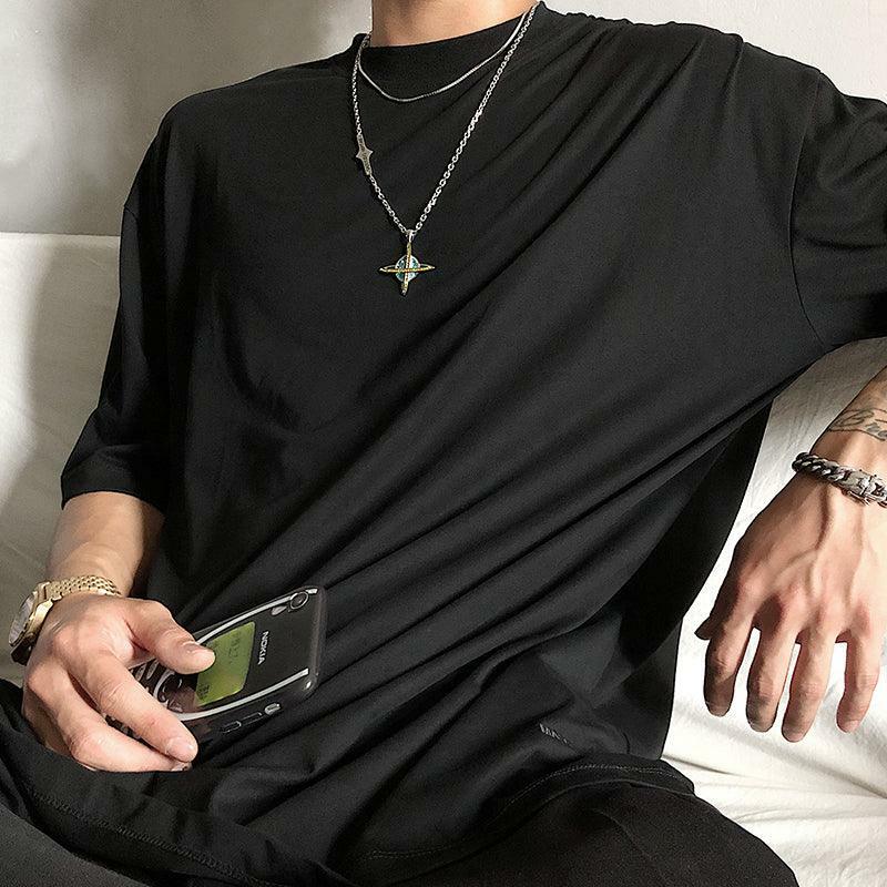 SAZ Poseidon of Neptune Necklace - Y2K Grunge, 90s Retro, Gothic, Pastel Goth, Y2K Popstar