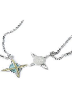 SAZ Poseidon of Neptune Necklace - Y2K Summer, 90s Grunge, Retro Style, Y2K Party, Gothic Y2