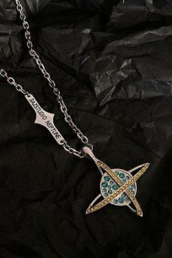 SAZ Poseidon of Neptune Necklace - Y2K Summer, 90s Grunge, Retro Style, Y2K Party, Gothic Y2