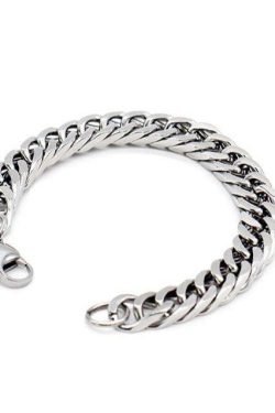 SAZ Rattlesnake Chain Bracelet - Y2K Grunge, 90s Retro, Gothic, and Pastel Goth Fashion Accessory