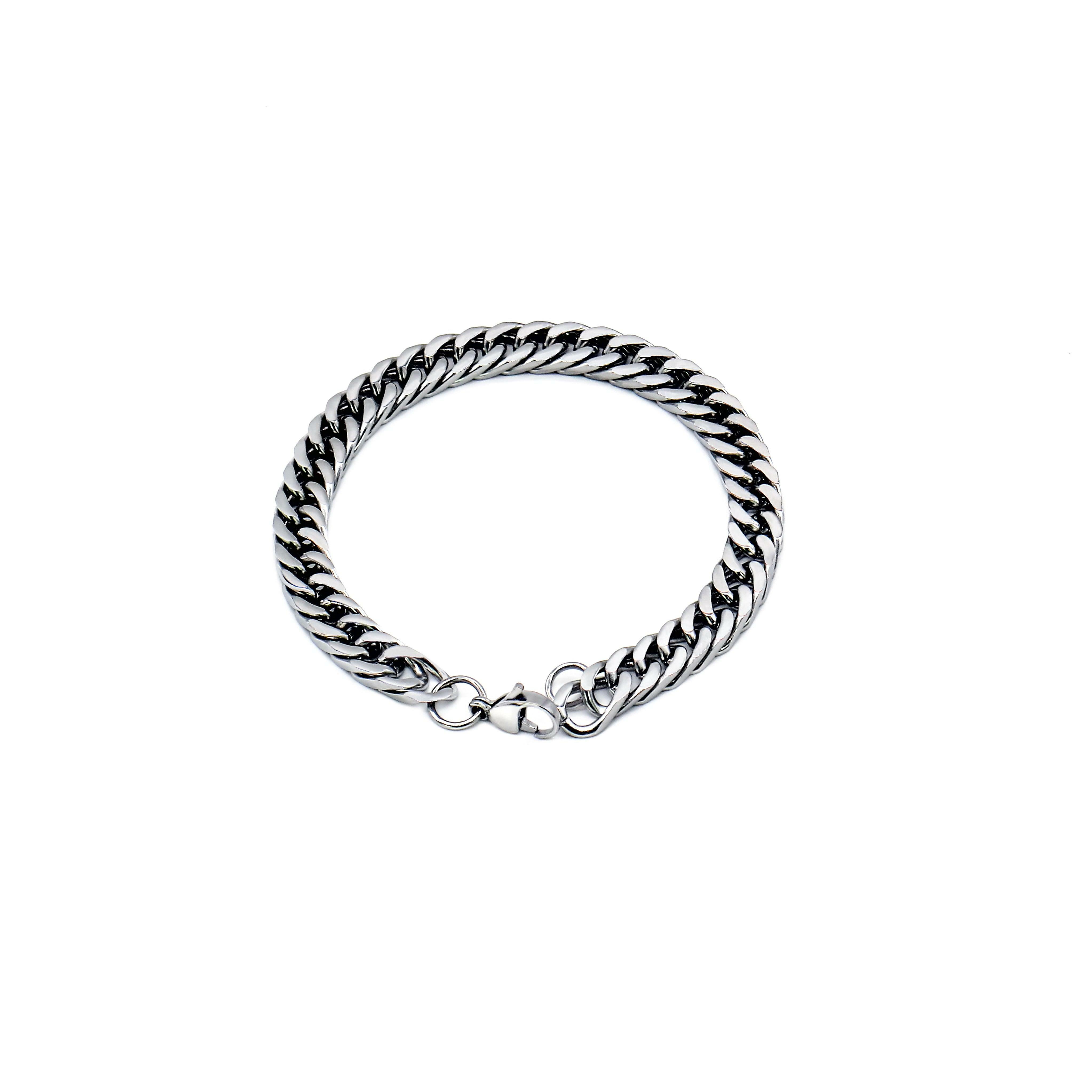 SAZ Rattlesnake Chain Bracelet - Y2K Grunge, 90s Retro, Gothic, and Pastel Goth Fashion Accessory