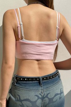 Selah Crop Top - Y2K Summer Grunge, 90s Retro, Pastel Goth, Y2K Party & Club Outfits