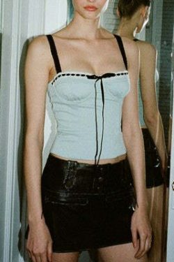 Selina Strappy Top - Y2K Summer, 90s Grunge, Retro, Pastel Goth, Y2K Party & Club Out