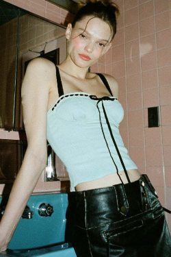 Selina Strappy Top - Y2K Summer, 90s Grunge, Retro, Pastel Goth, Y2K Party & Club Out