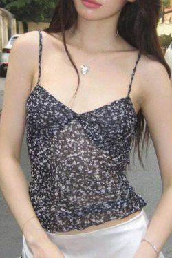 Sevyn Mesh Tank Top - Y2K Summer Grunge, 90s Retro, Pastel Goth, Y2K Party & Club Out