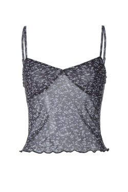 Sevyn Mesh Tank Top - Y2K Summer Grunge, 90s Retro, Pastel Goth, Y2K Party & Club Out