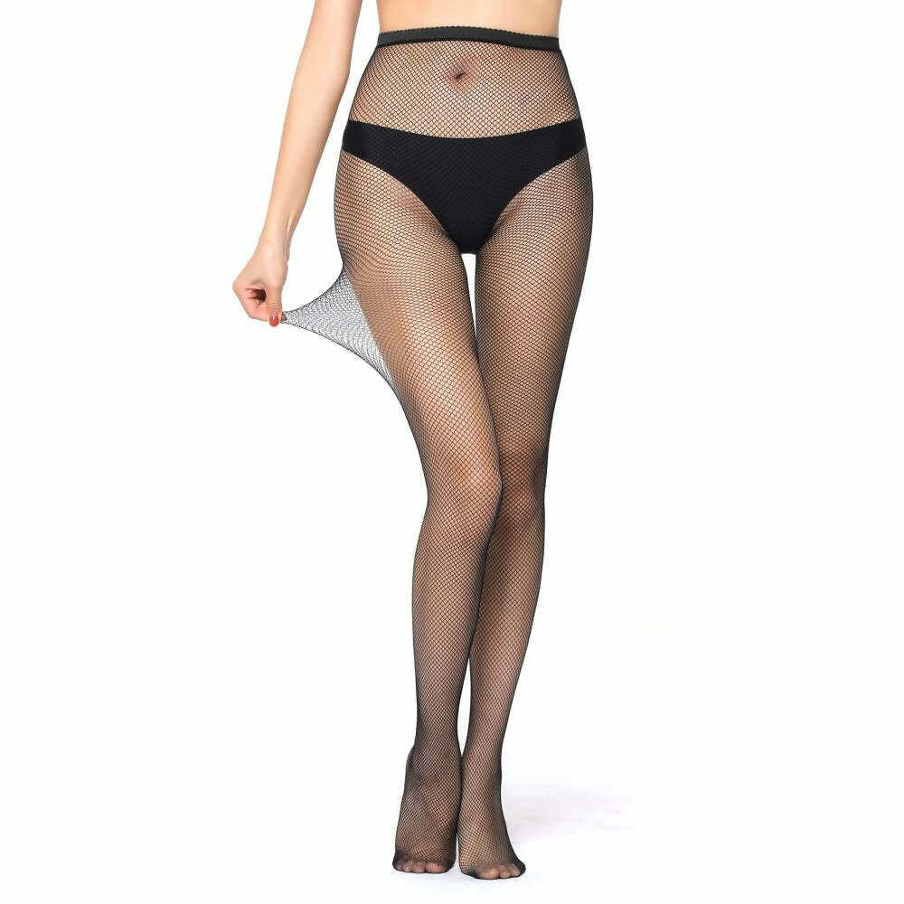 Sexy Black Fishnet Stockings (4 Pieces) - Y2K Grunge, 90s Retro, Gothic, Club & Party Outfits