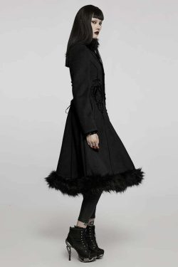 Shadow Queen Coat - Y2K Grunge & 90s Fashion, Retro Goth, Perfect for Y2K Summer & Party Outfits