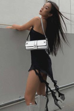 Sheena Irregular Mini Dress - Y2K Summer Grunge, 90s Retro, Pastel Goth, Party & Club Outfits