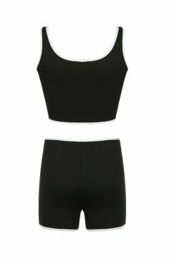 Sherry Two Piece Shorts Set - Y2K Summer Grunge Outfit, 90s Fashion, Retro Style