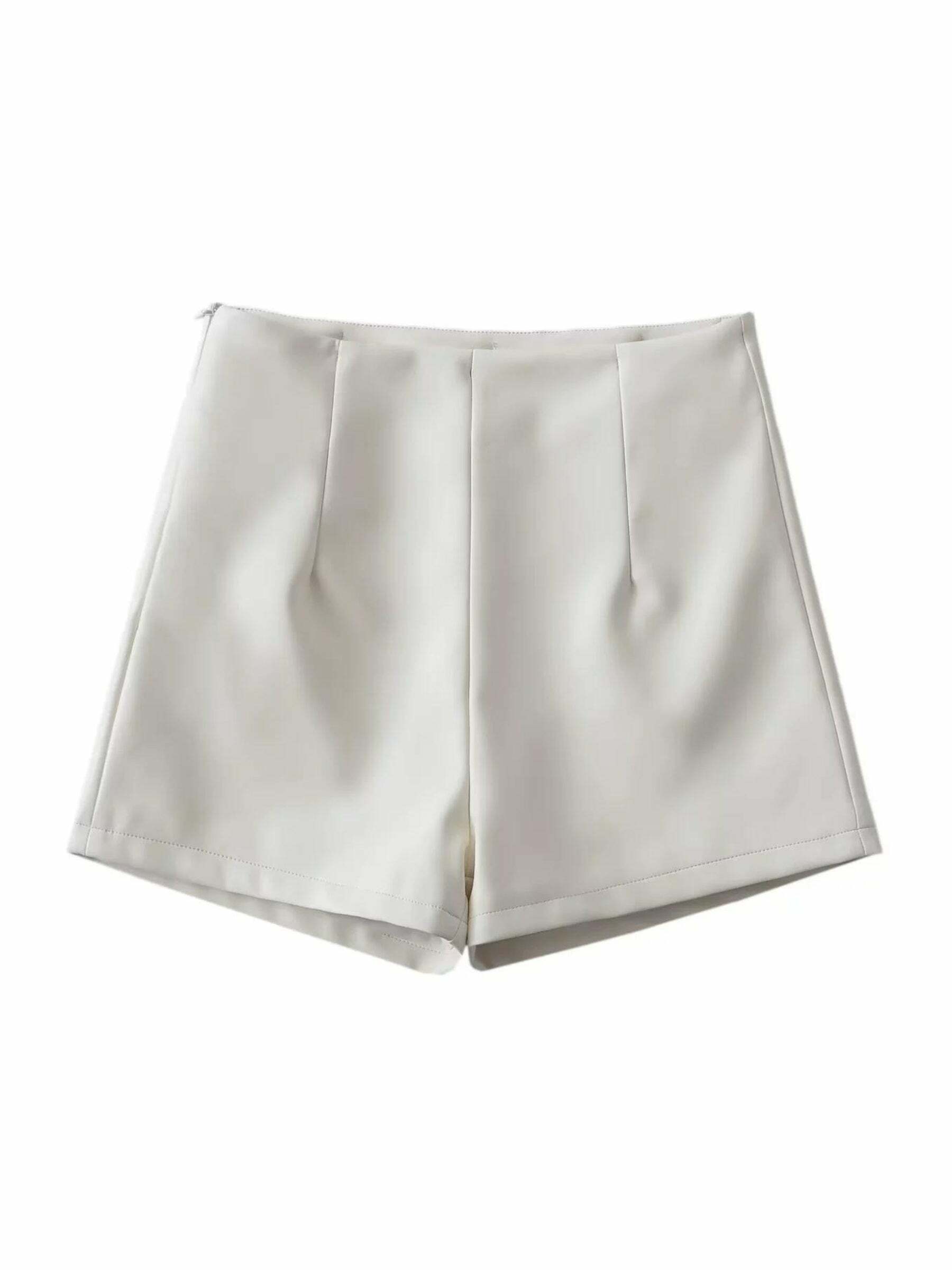 Siena Faux Leather Shorts - Y2K Summer, 90s Grunge, Retro Style, Y2K Party & Club Outfits