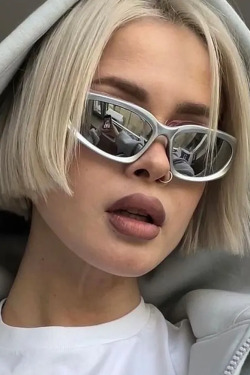 Silver Y2K Sunglasses - Retro 90s Grunge, Y2K Party, Club, and Summer Outfits Accessory