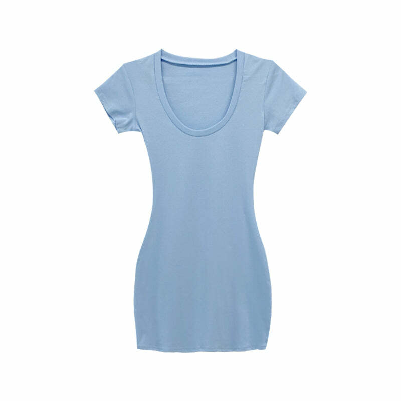 Simply Me Y2K Mini Dress - 90s Grunge, Retro Summer Outfit, Pastel Goth, Baby Tees, Y2K Fashion