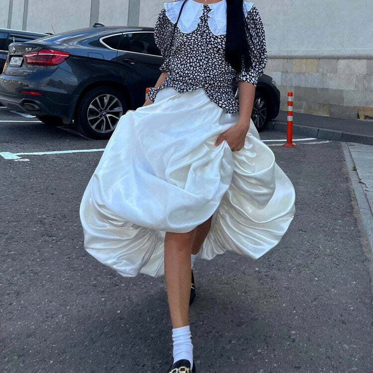 Sofie Balloon Skirts - Y2K Summer Grunge, 90s Retro, Pastel Goth, and Popstar Outfits
