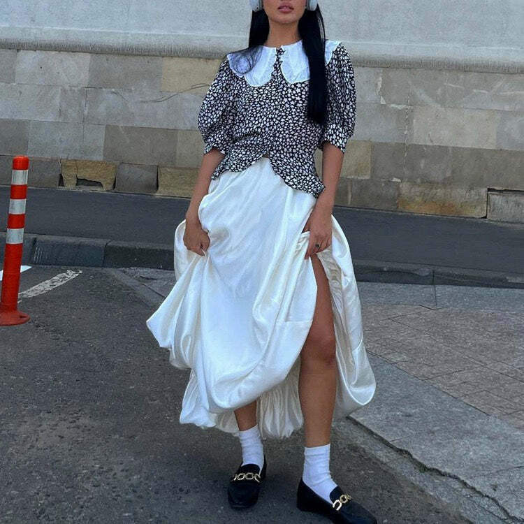 Sofie Balloon Skirts - Y2K Summer Grunge, 90s Retro, Pastel Goth, and Popstar Outfits